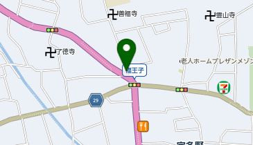 右京警察署福王子交番の地図画像
