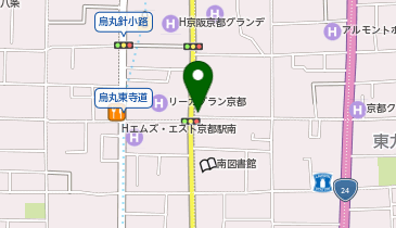 南警察署山王交番の地図画像