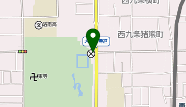 南警察署東寺前交番の地図画像