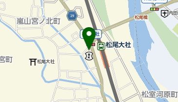 西京警察署松尾交番の地図画像