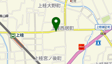 西京警察署上桂交番の地図画像