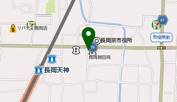 向日町警察署長岡京交番の地図画像