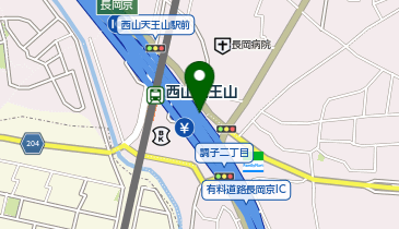 向日町警察署西山天王山交番の地図画像