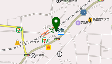 宇治警察署宇治駅前交番の地図画像