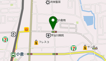 宇治警察署小倉交番の地図画像