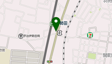 宇治警察署伊勢田交番の地図画像