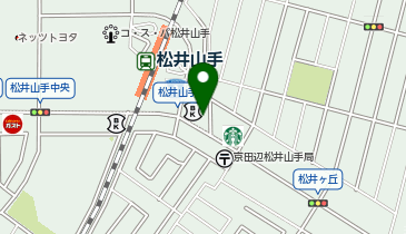 田辺警察署松井山手交番の地図画像