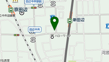 田辺警察署田辺駅前交番の地図画像