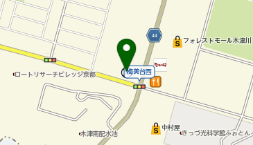 木津警察署木津南交番の地図画像