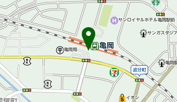 亀岡警察署亀岡駅前交番の地図画像