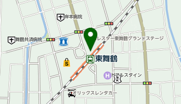 舞鶴警察署東舞鶴駅前交番の地図画像