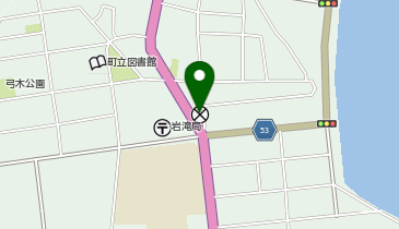 宮津警察署岩滝交番の地図画像