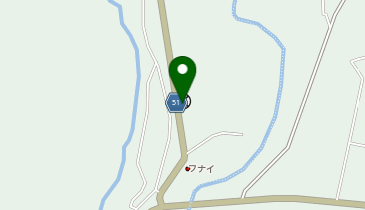 南丹警察署篠原駐在所の地図画像