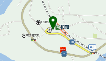 南丹警察署和知駐在所の地図画像