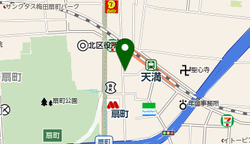 曾根崎警察署天神橋四丁目交番の地図画像