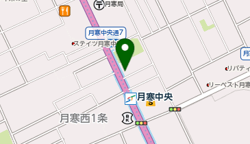 豊平警察署月寒交番の地図画像