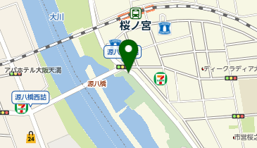 都島警察署中野町交番の地図画像