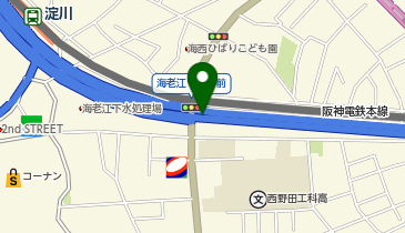 福島警察署大開交番の地図画像