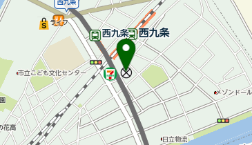 此花警察署西九条駅前交番の地図画像
