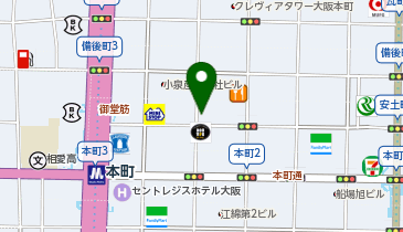 東警察署安土町交番の地図画像