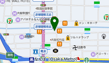 南警察署戎橋交番の地図画像