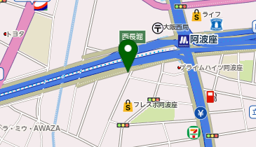 西警察署立売堀交番の地図画像