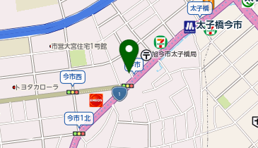 旭警察署太子橋交番の地図画像