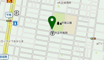 大正警察署平尾交番の地図画像