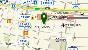 天王寺警察署上本町交番の地図画像