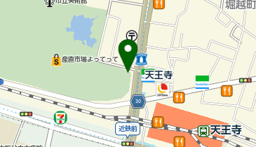 天王寺警察署天王寺駅前交番の地図画像