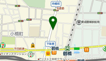 天王寺警察署舟橋町交番の地図画像