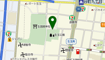 天王寺警察署生玉交番の地図画像