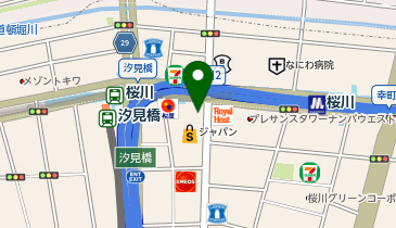 浪速警察署桜川交番の地図画像