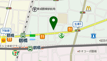 東成警察署東小橋交番の地図画像