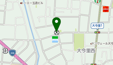 東成警察署中本交番の地図画像