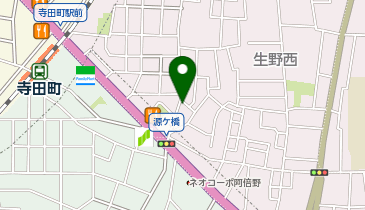 生野警察署生野西交番の地図画像