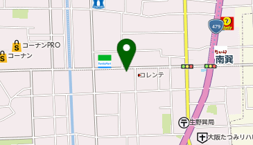 生野警察署巽南交番の地図画像