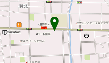 生野警察署巽西交番の地図画像