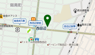 阿倍野警察署西田辺交番の地図画像