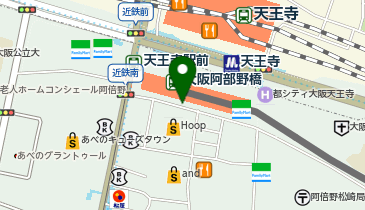 阿倍野警察署阿倍野橋交番の地図画像