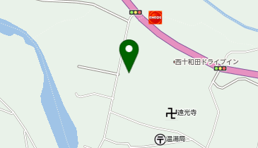 黒石警察署温湯駐在所の地図画像