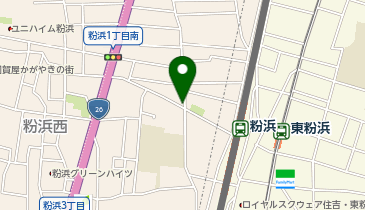 住之江警察署粉浜交番の地図画像