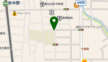 東住吉警察署湯里交番の地図画像