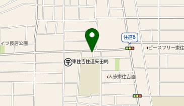 東住吉警察署住道矢田交番の地図画像