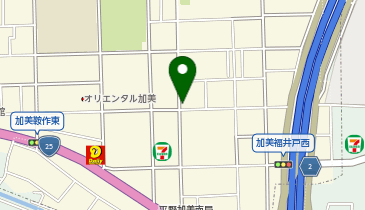 平野警察署加美南交番の地図画像