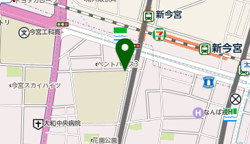 西成警察署萩之茶屋交番の地図画像