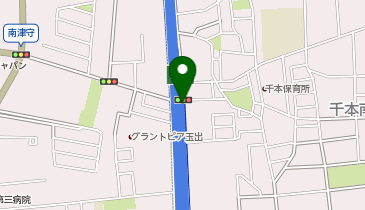 西成警察署千本交番の地図画像