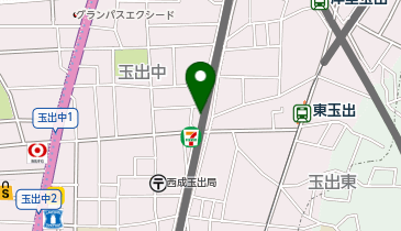 西成警察署玉出交番の地図画像