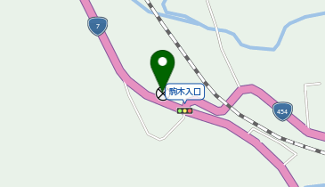 黒石警察署長峰駐在所の地図画像