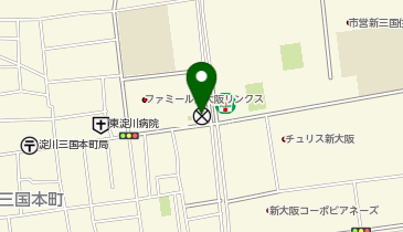 淀川警察署三国本町交番の地図画像